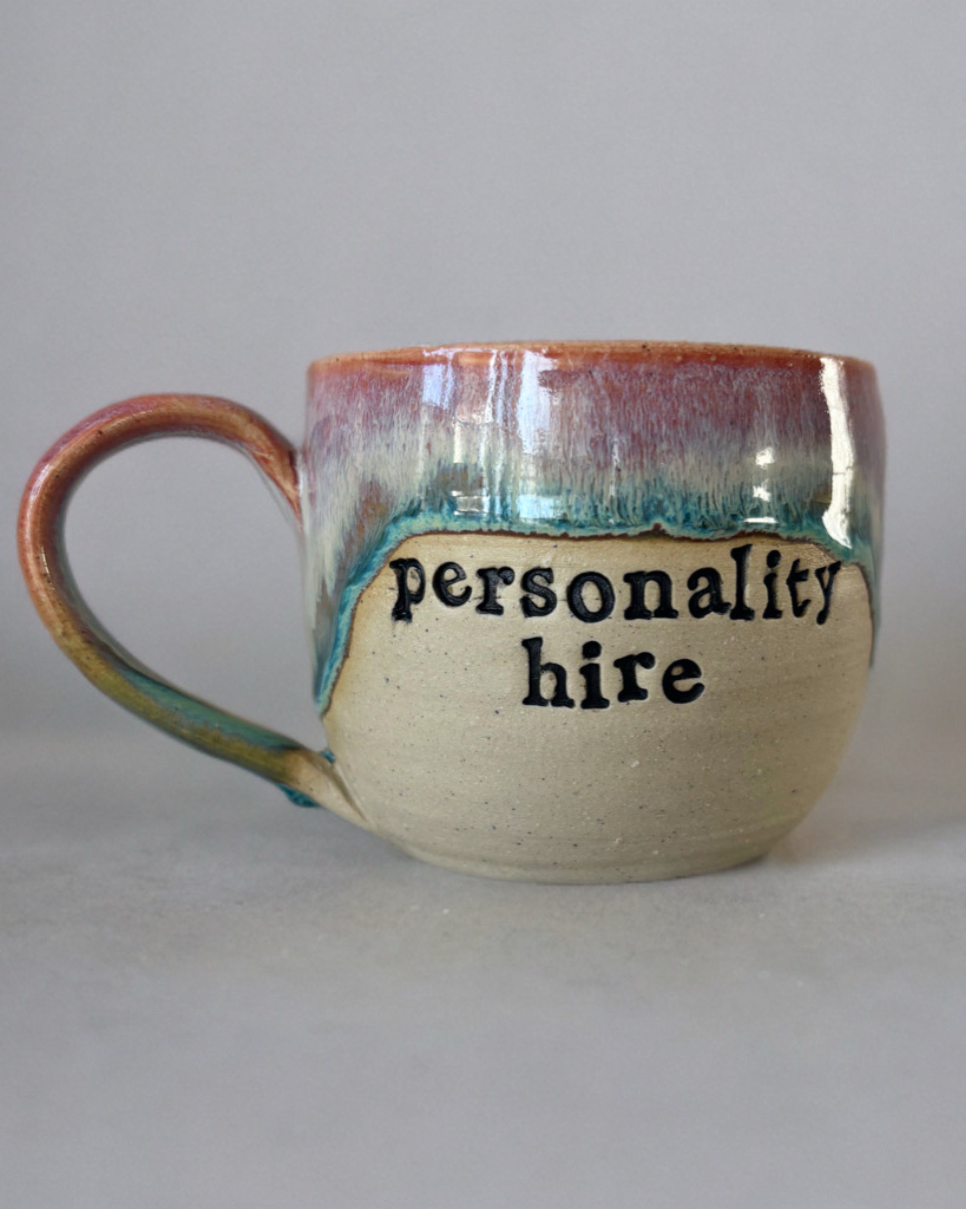 Personality hire mug