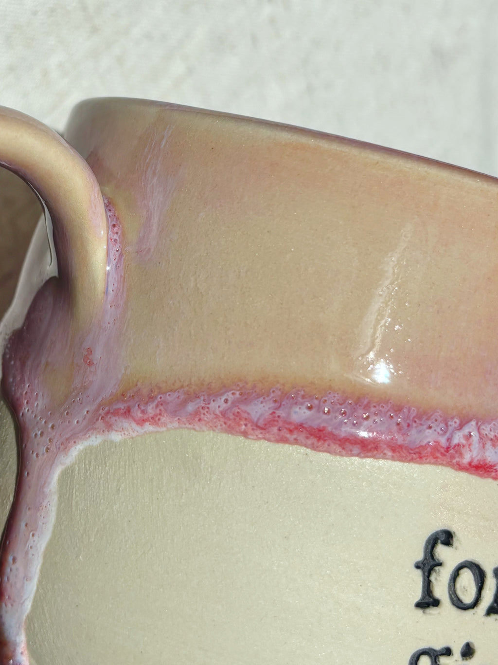 For lent I’m giving up mug