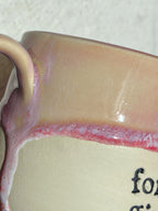 For lent I’m giving up mug
