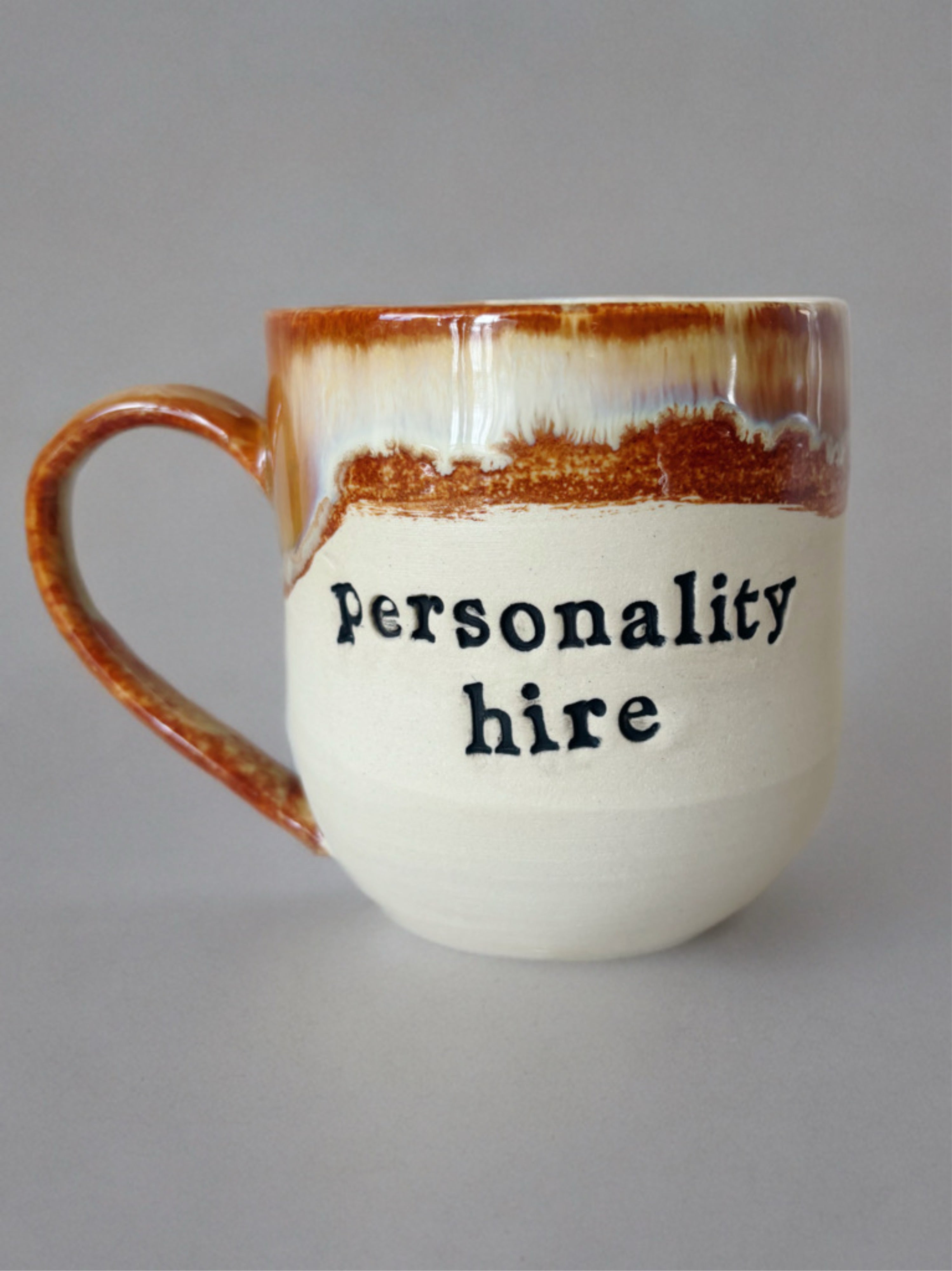 Personality hire mug