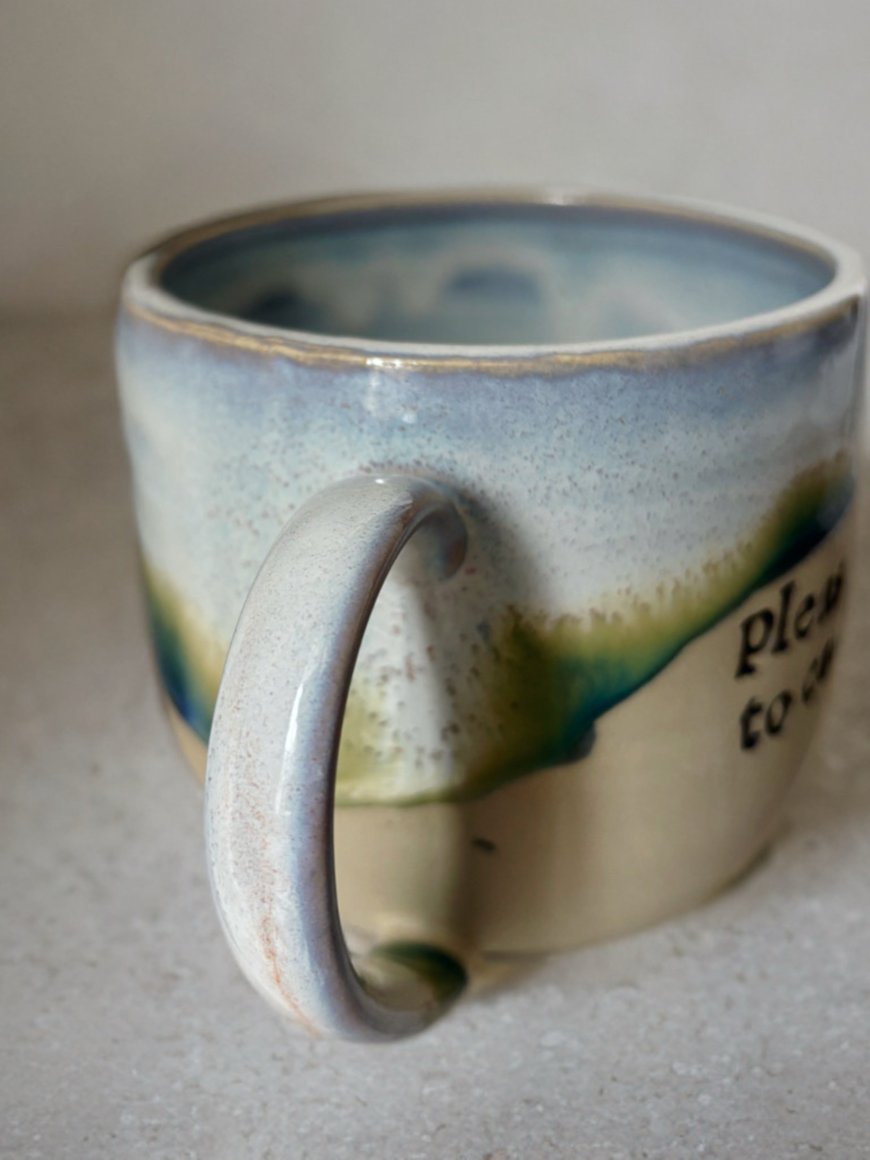 Please hesitate to contact me mug