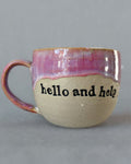 Hello and help mug