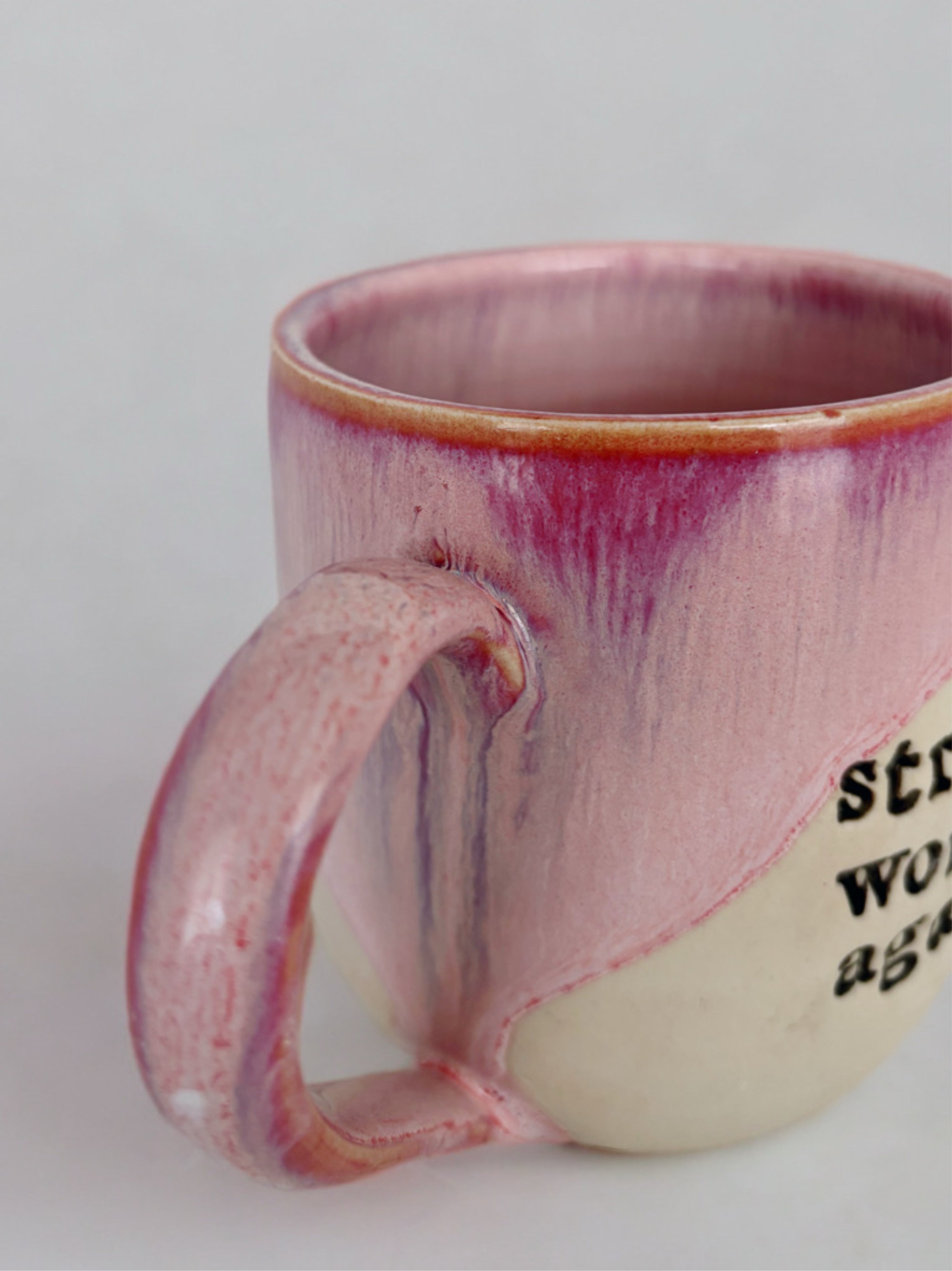 Strong independent woman, but like, against my will mug