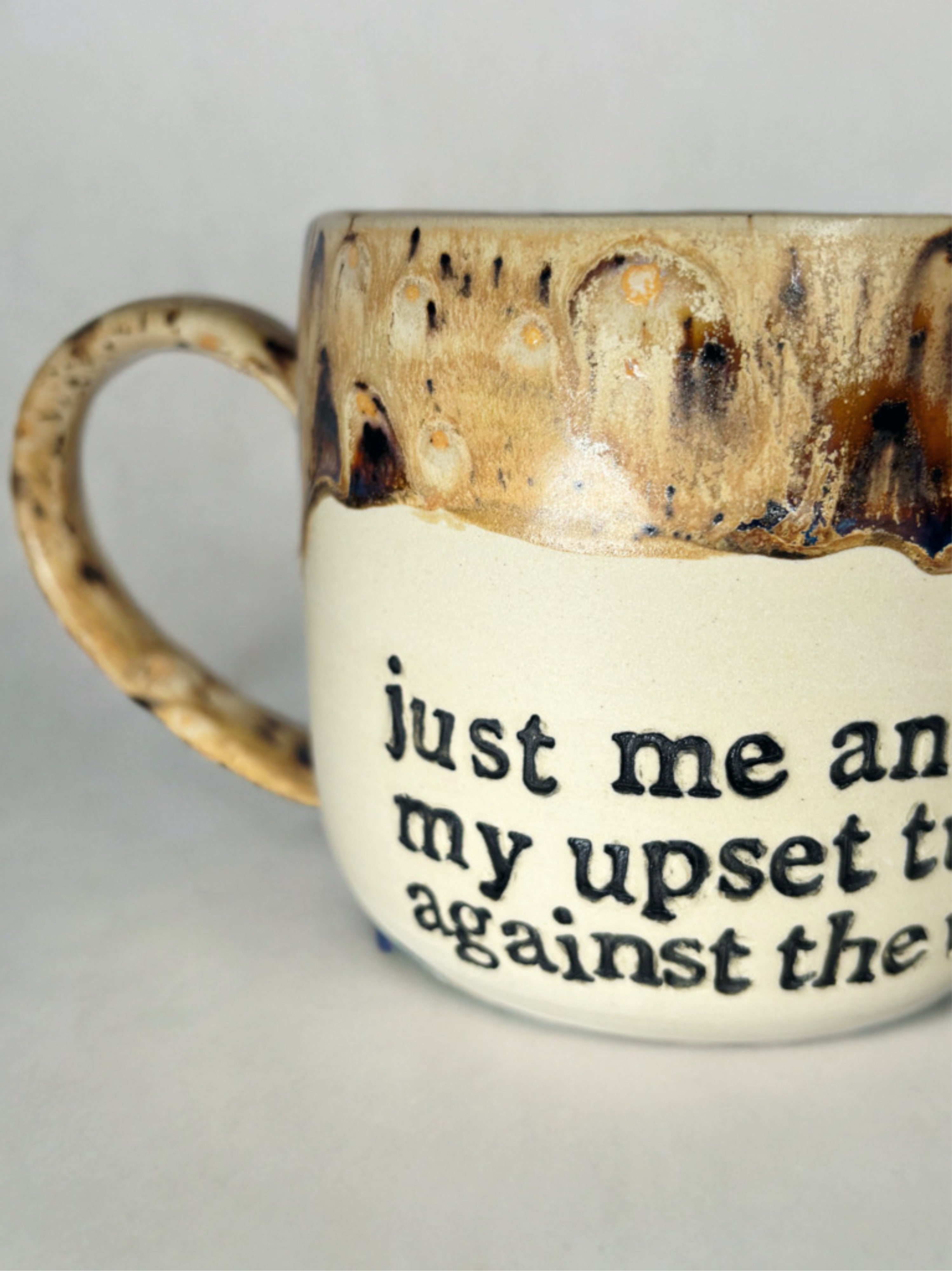 Just me and my upset tummy against the world mug